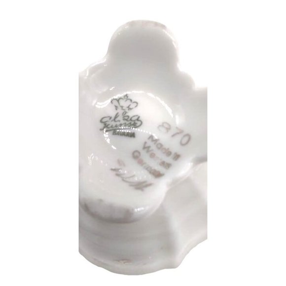 Cup and Saucer Alka Demitasse Bavaria White and 22 K Gold Number 870 - Picture 5 of 6